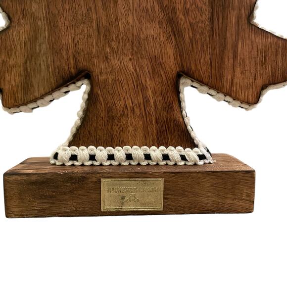 MACKENZIE-CHILDS Courtly Check Forest Christmas Trees Set of 2 Black White New - Picture 4 of 10